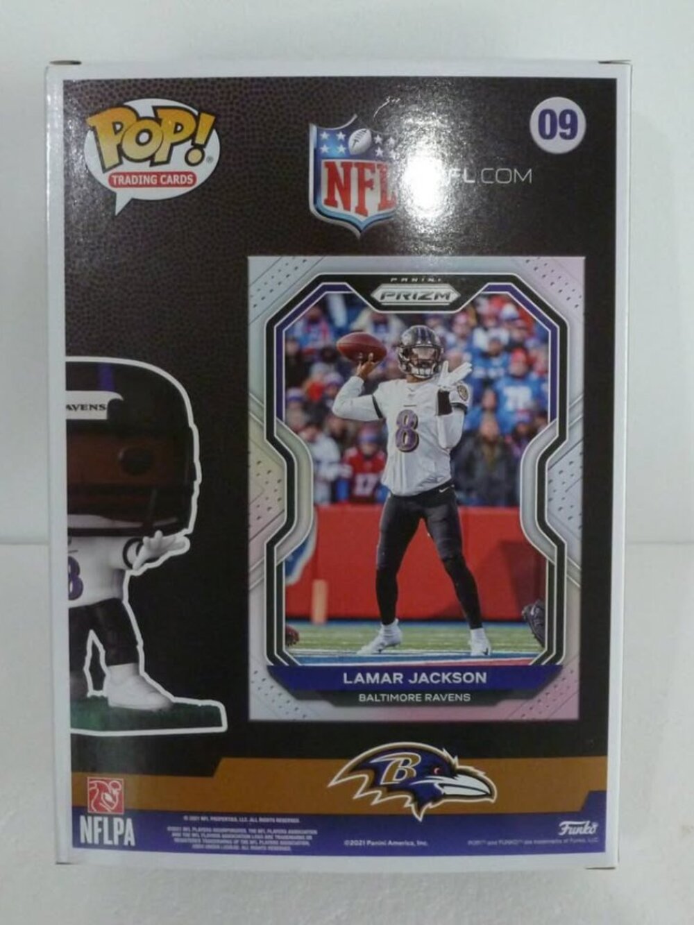 Funko POP Trading Cards - Lamar Jackson #09 Baltimore Ravens